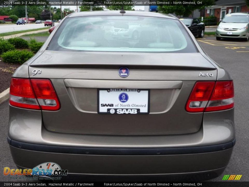 2004 Saab 9-3 Aero Sedan Hazlenut Metallic / Parchment Photo #7