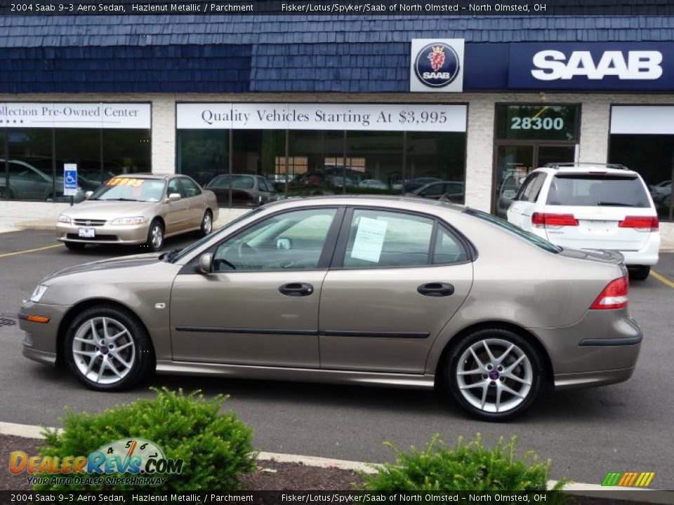 2004 Saab 9-3 Aero Sedan Hazlenut Metallic / Parchment Photo #8