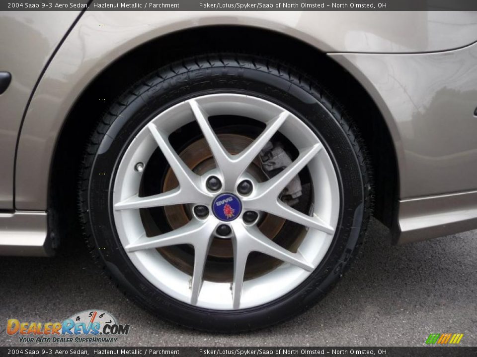 2004 Saab 9-3 Aero Sedan Hazlenut Metallic / Parchment Photo #26