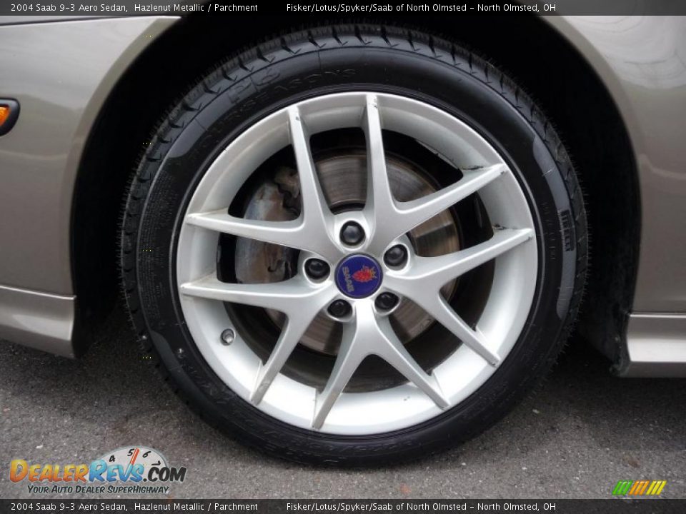 2004 Saab 9-3 Aero Sedan Hazlenut Metallic / Parchment Photo #27