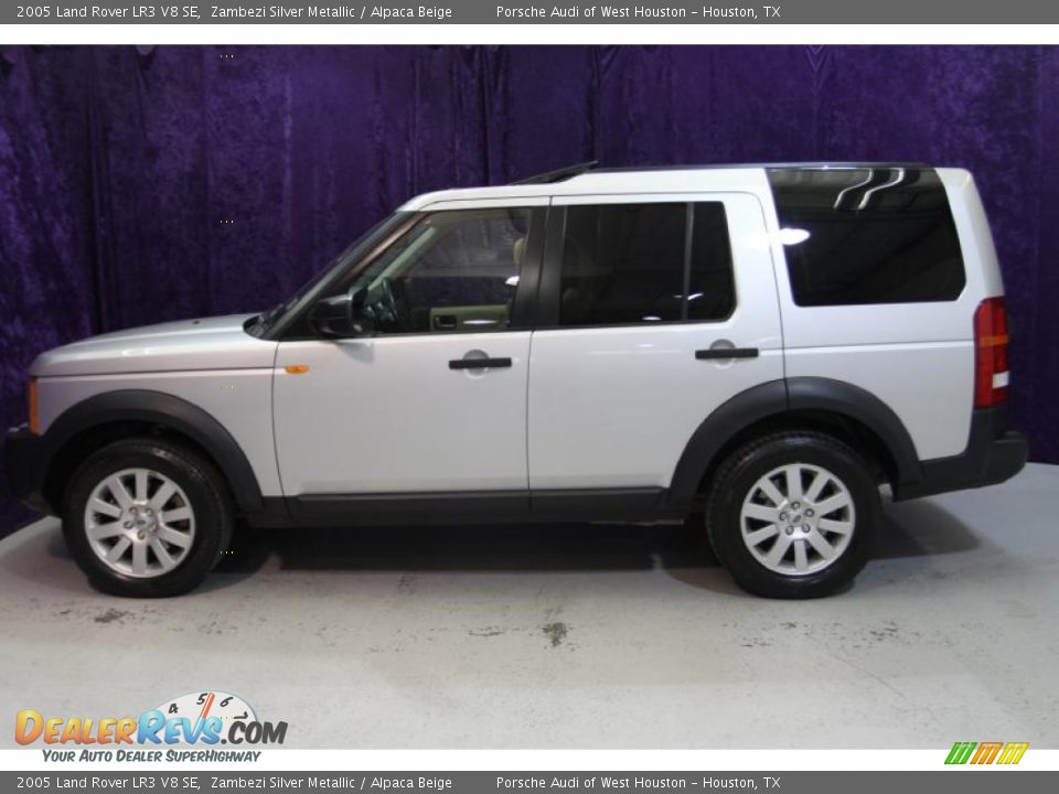 2005 Land Rover LR3 V8 SE Zambezi Silver Metallic / Alpaca Beige Photo #16