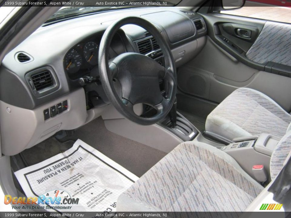 1999 Subaru Forester S Aspen White / Gray Photo #5