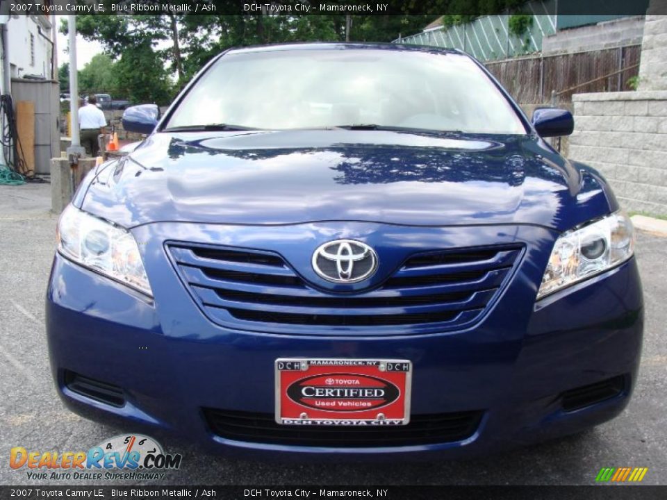 2007 Toyota Camry LE Blue Ribbon Metallic / Ash Photo #2