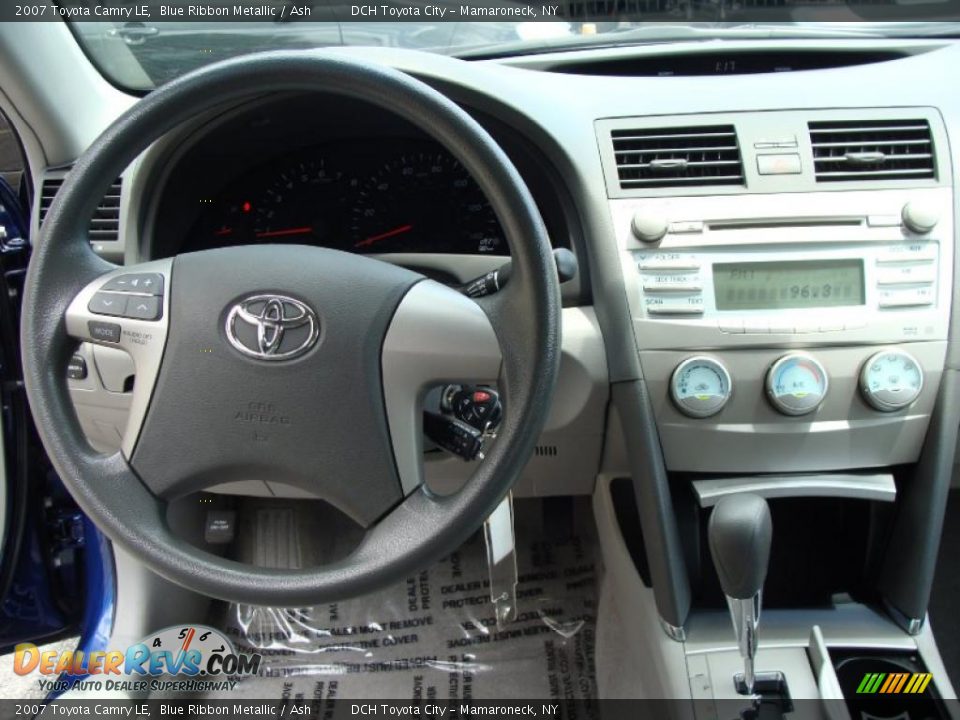 2007 Toyota Camry LE Blue Ribbon Metallic / Ash Photo #26