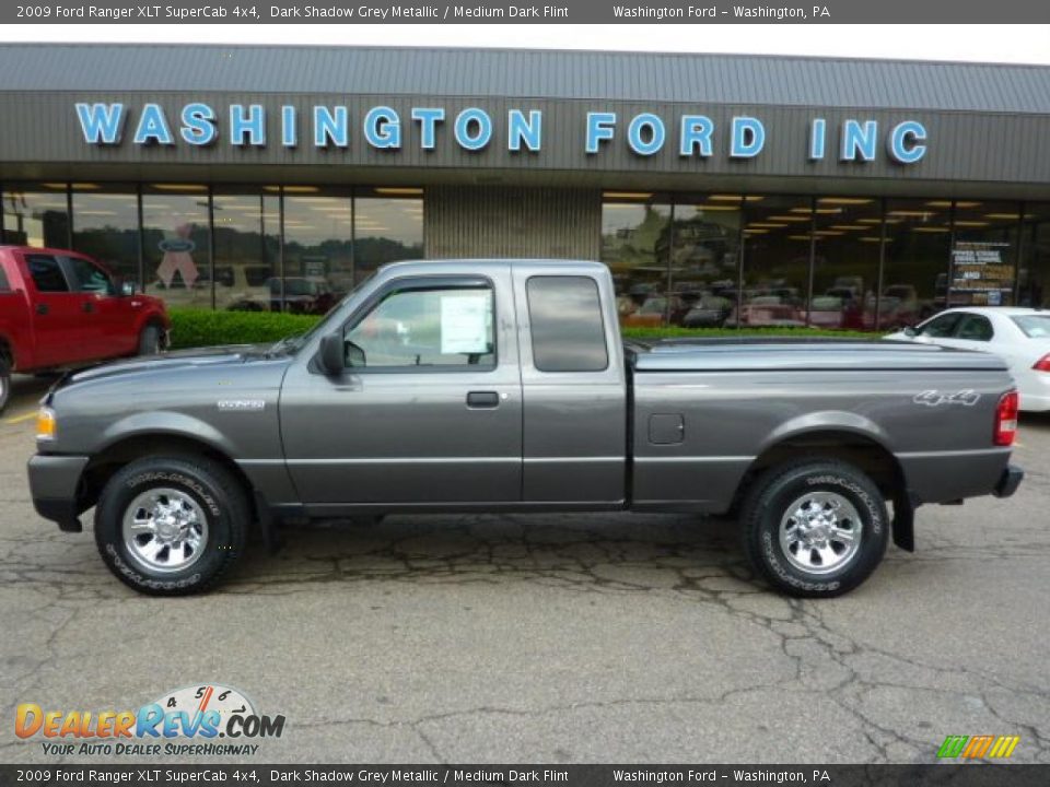 2009 Ford Ranger XLT SuperCab 4x4 Dark Shadow Grey Metallic / Medium Dark Flint Photo #1