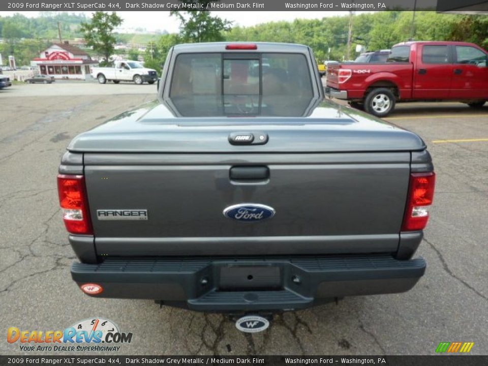 2009 Ford Ranger XLT SuperCab 4x4 Dark Shadow Grey Metallic / Medium Dark Flint Photo #3