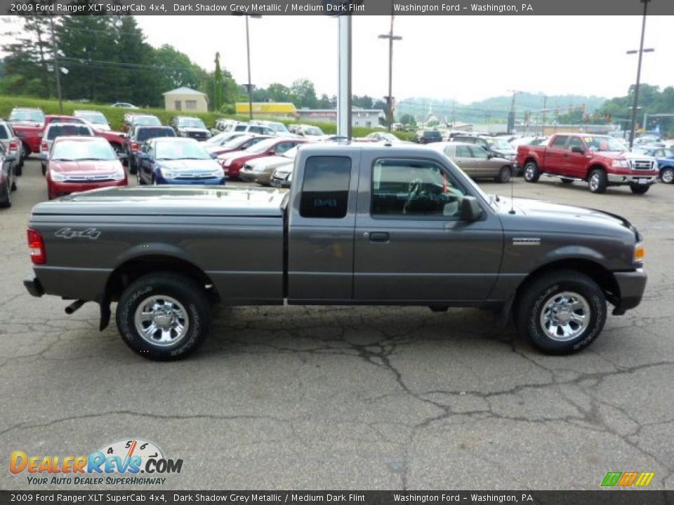 2009 Ford Ranger XLT SuperCab 4x4 Dark Shadow Grey Metallic / Medium Dark Flint Photo #5