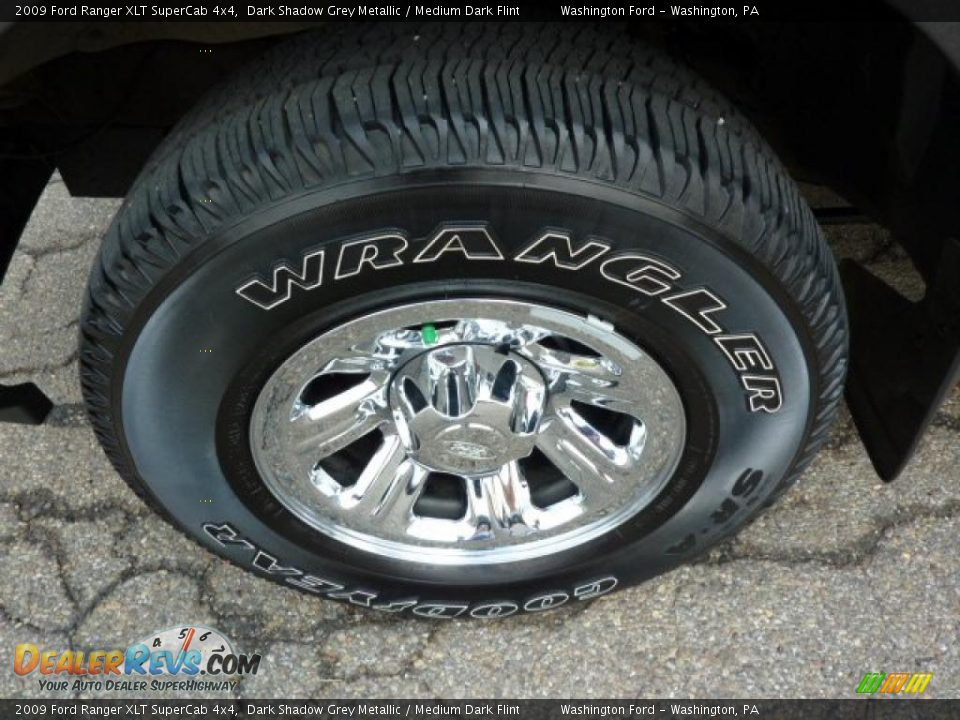 2009 Ford Ranger XLT SuperCab 4x4 Dark Shadow Grey Metallic / Medium Dark Flint Photo #9