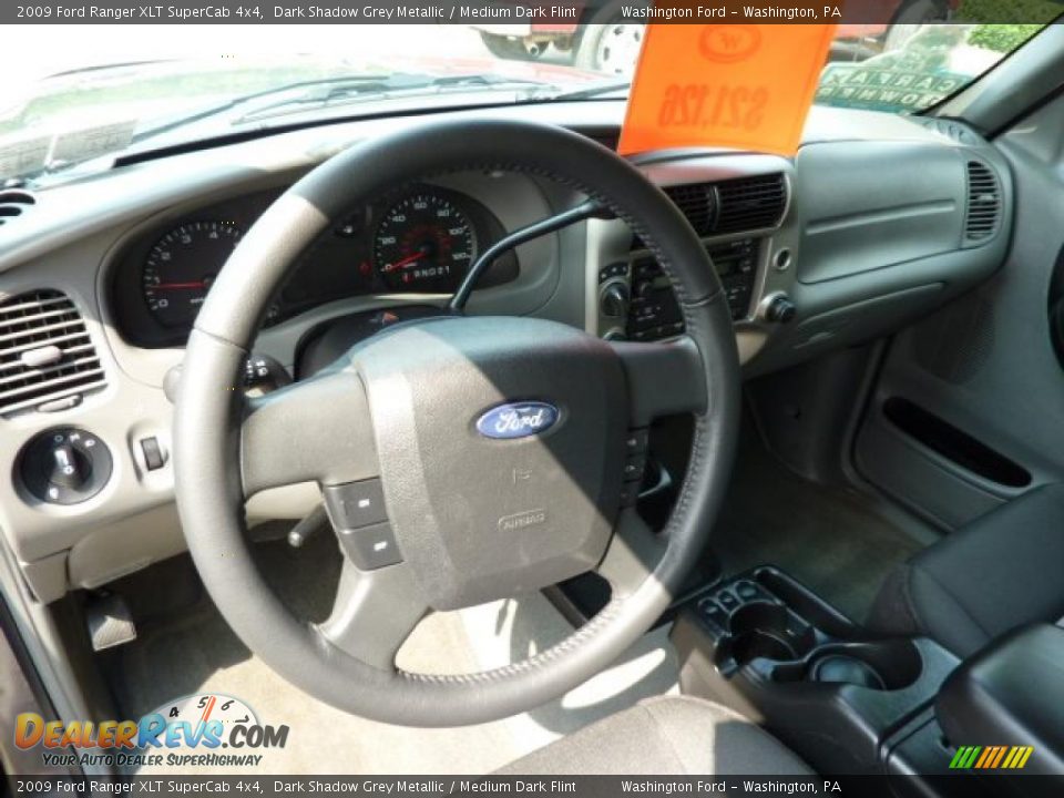 2009 Ford Ranger XLT SuperCab 4x4 Dark Shadow Grey Metallic / Medium Dark Flint Photo #11