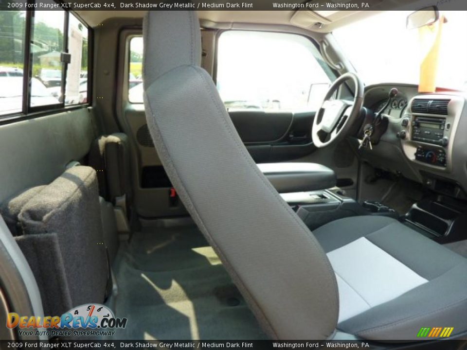 2009 Ford Ranger XLT SuperCab 4x4 Dark Shadow Grey Metallic / Medium Dark Flint Photo #16