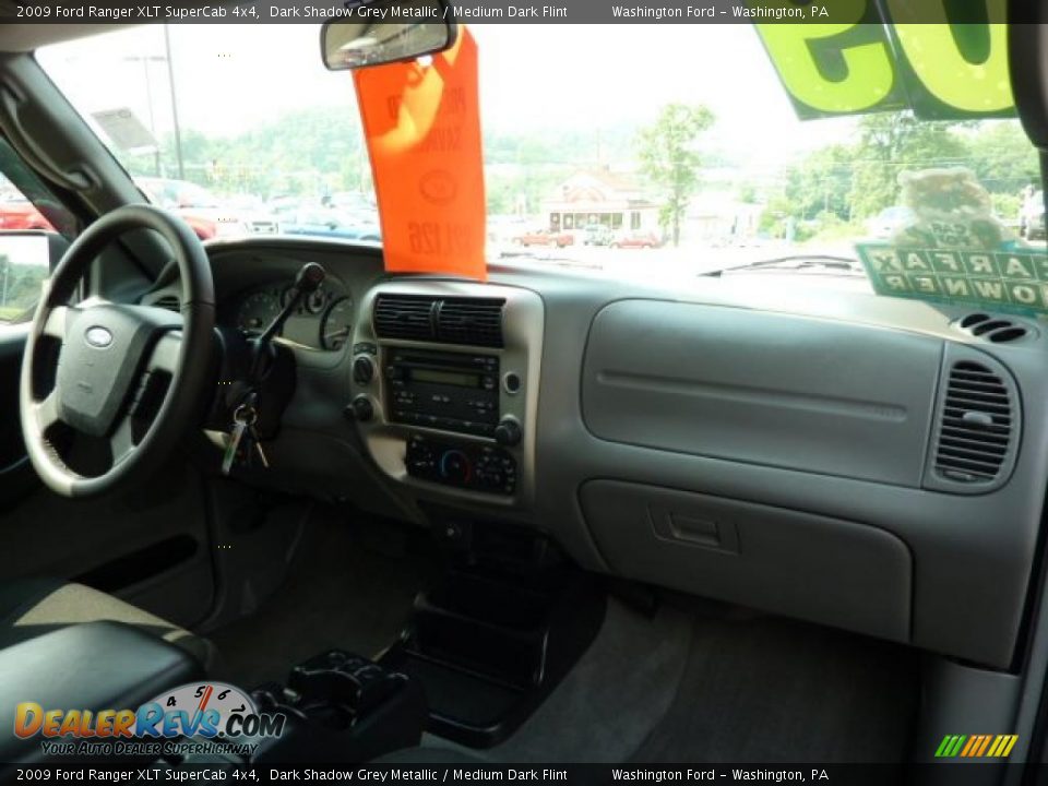 2009 Ford Ranger XLT SuperCab 4x4 Dark Shadow Grey Metallic / Medium Dark Flint Photo #17