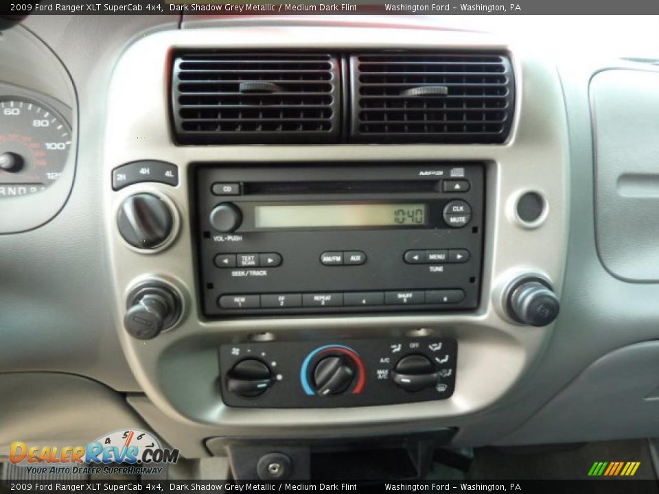 2009 Ford Ranger XLT SuperCab 4x4 Dark Shadow Grey Metallic / Medium Dark Flint Photo #18