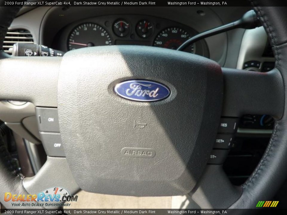 2009 Ford Ranger XLT SuperCab 4x4 Dark Shadow Grey Metallic / Medium Dark Flint Photo #19