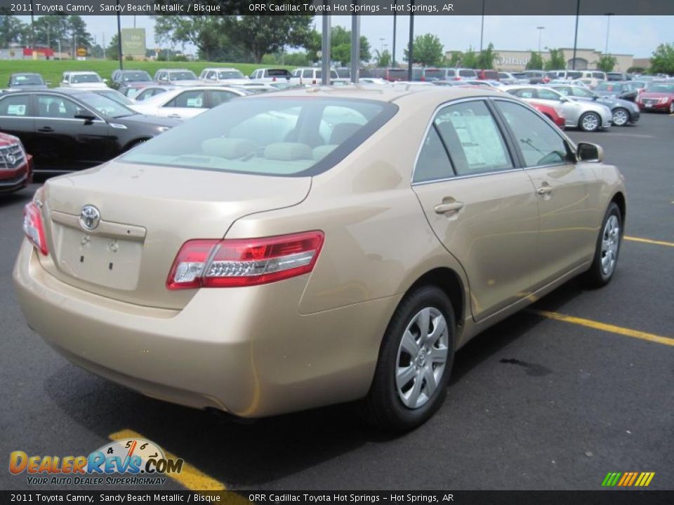 2011 Toyota Camry Sandy Beach Metallic / Bisque Photo #6