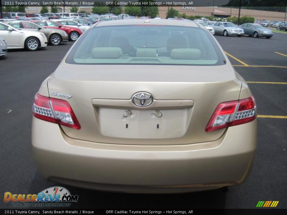 2011 Toyota Camry Sandy Beach Metallic / Bisque Photo #8