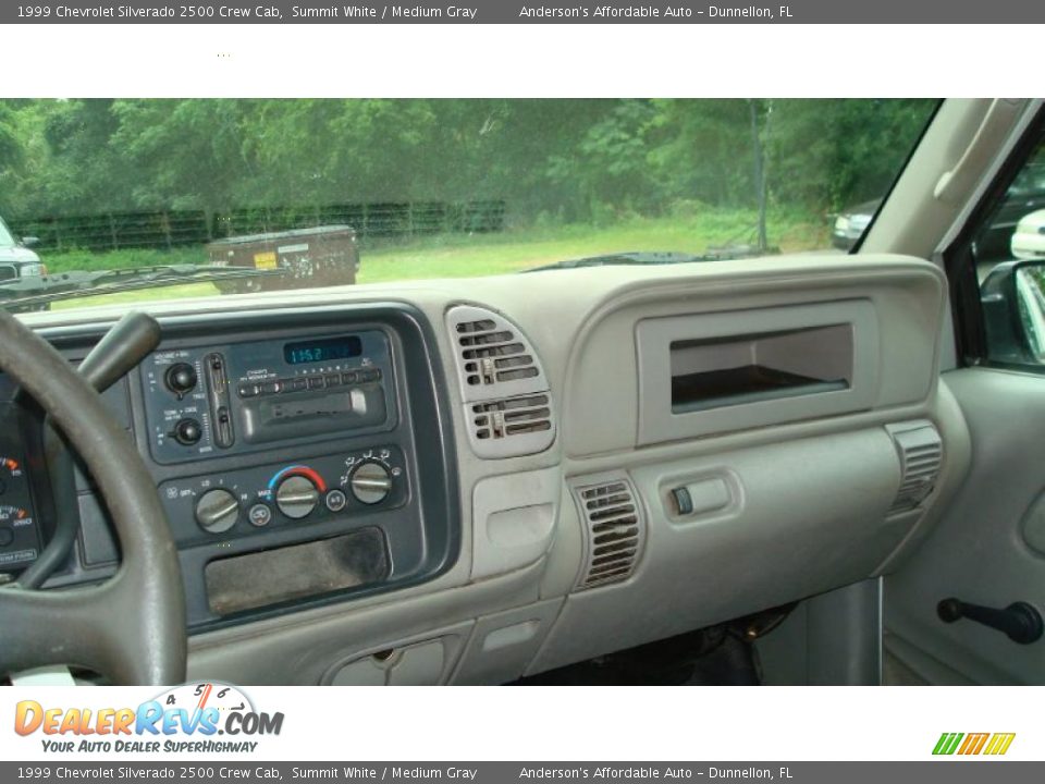 1999 Chevrolet Silverado 2500 Crew Cab Summit White / Medium Gray Photo #15