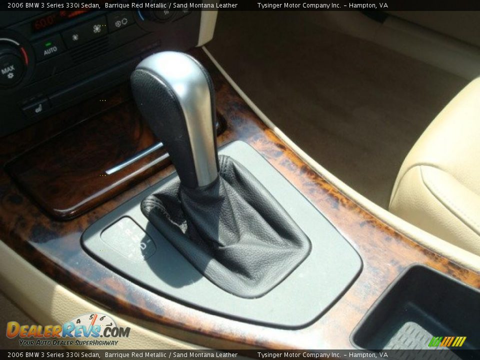 2006 BMW 3 Series 330i Sedan Barrique Red Metallic / Sand Montana Leather Photo #15