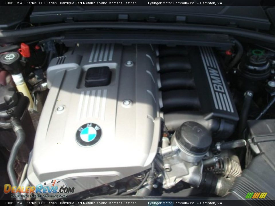 2006 BMW 3 Series 330i Sedan Barrique Red Metallic / Sand Montana Leather Photo #19