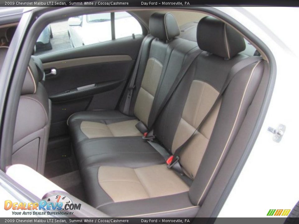 2009 Chevrolet Malibu LTZ Sedan Summit White / Cocoa/Cashmere Photo #8