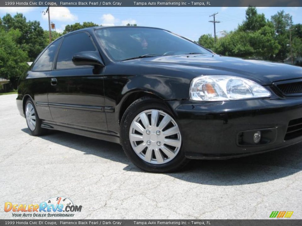 1999 Honda civic ex black #2