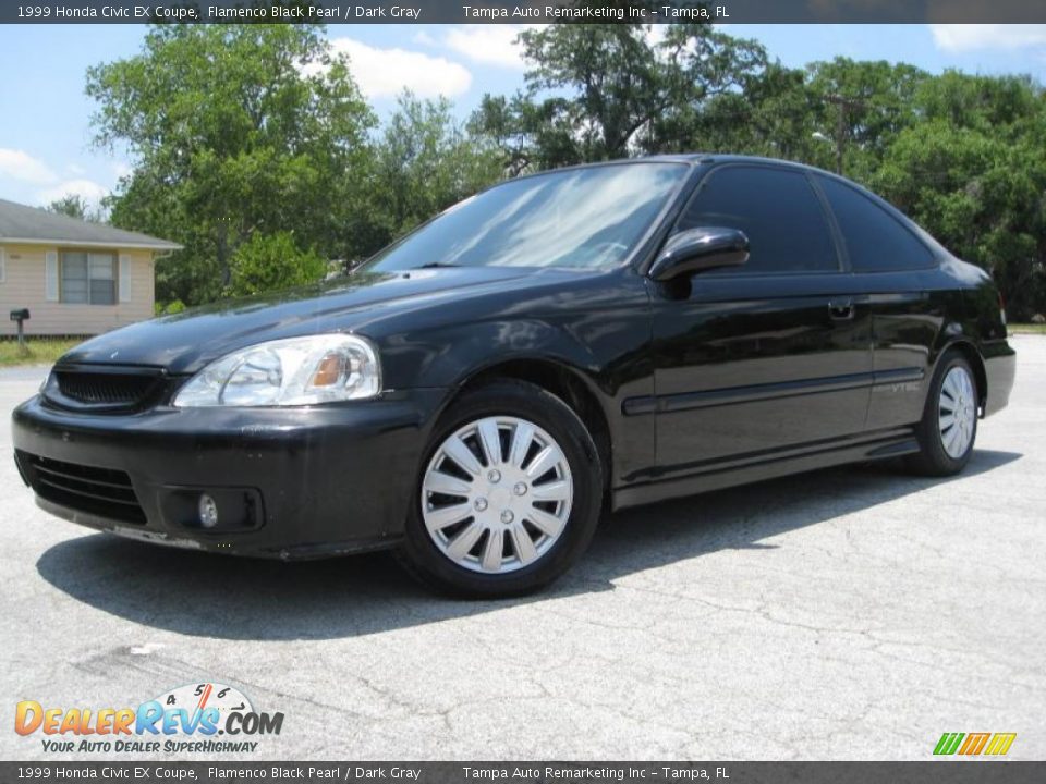 1999 Honda civic ex black #6