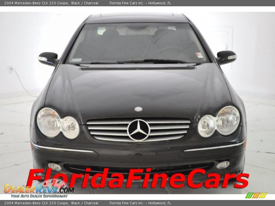 2004 Mercedes-Benz CLK 320 Coupe Black / Charcoal Photo #5