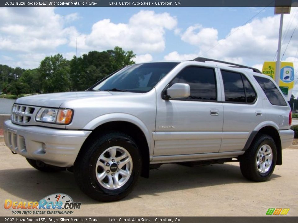 2002 Isuzu Rodeo LSE Bright Silver Metallic / Gray Photo #2