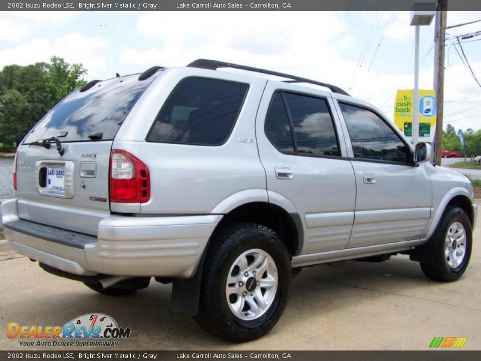 2002 Isuzu Rodeo LSE Bright Silver Metallic / Gray Photo #3