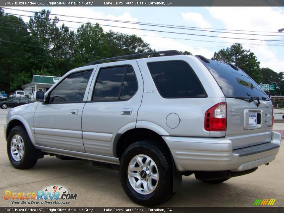 2002 Isuzu Rodeo LSE Bright Silver Metallic / Gray Photo #4