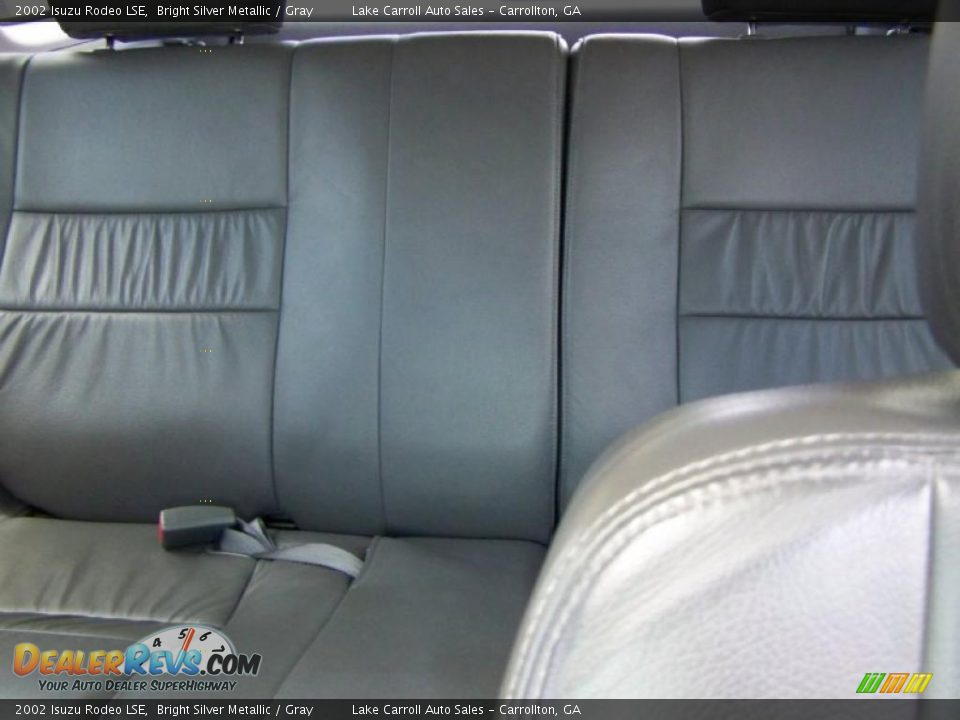 2002 Isuzu Rodeo LSE Bright Silver Metallic / Gray Photo #8