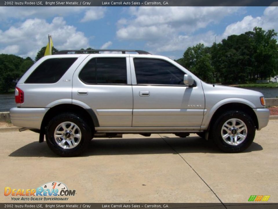 2002 Isuzu Rodeo LSE Bright Silver Metallic / Gray Photo #11