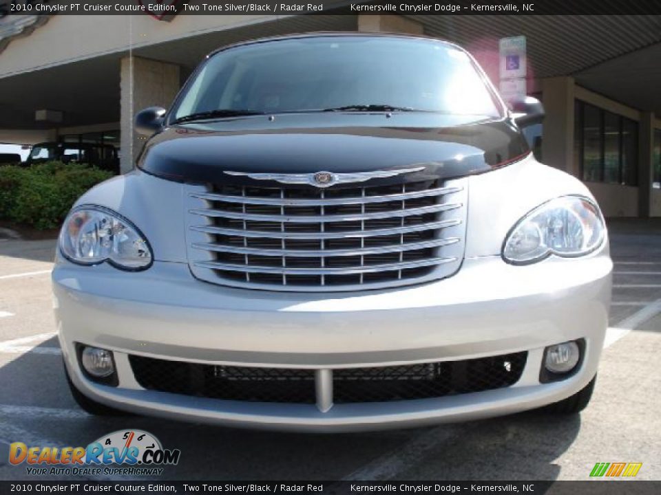 2010 Chrysler PT Cruiser Couture Edition Two Tone Silver/Black / Radar Red Photo #8