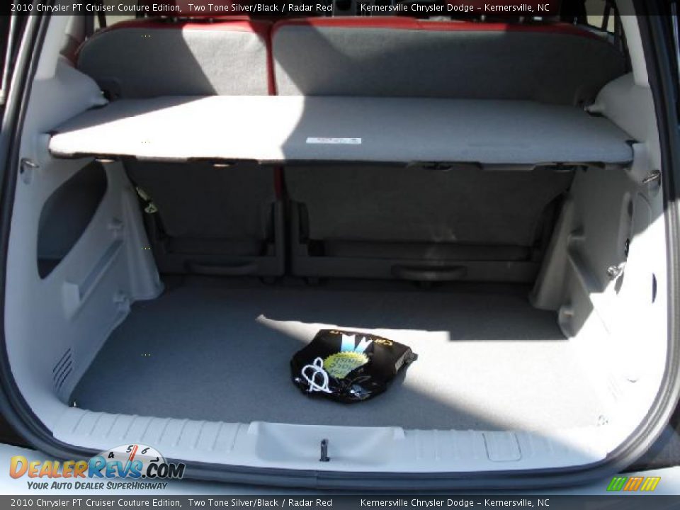 2010 Chrysler PT Cruiser Couture Edition Two Tone Silver/Black / Radar Red Photo #13