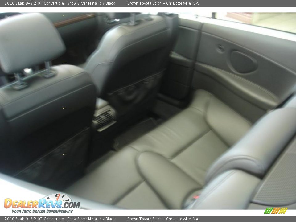 2010 Saab 9-3 2.0T Convertible Snow Silver Metallic / Black Photo #3