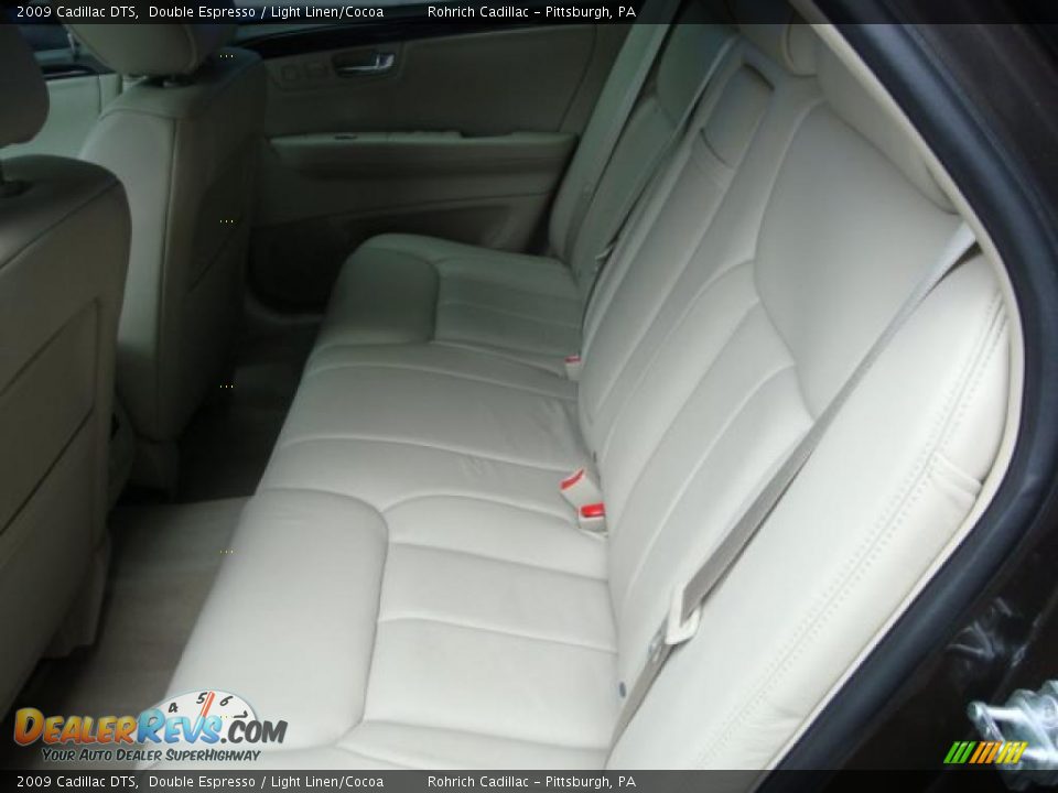 2009 Cadillac DTS Double Espresso / Light Linen/Cocoa Photo #11