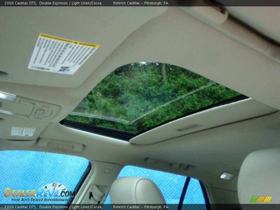 2009 Cadillac DTS Double Espresso / Light Linen/Cocoa Photo #15
