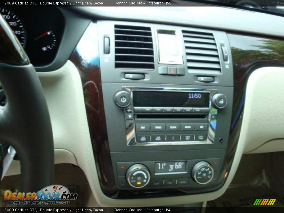 2009 Cadillac DTS Double Espresso / Light Linen/Cocoa Photo #18