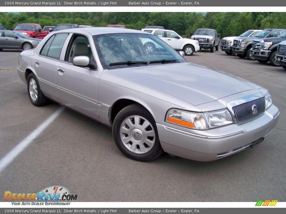 2004 Mercury Grand Marquis LS Silver Birch Metallic / Light Flint Photo #3
