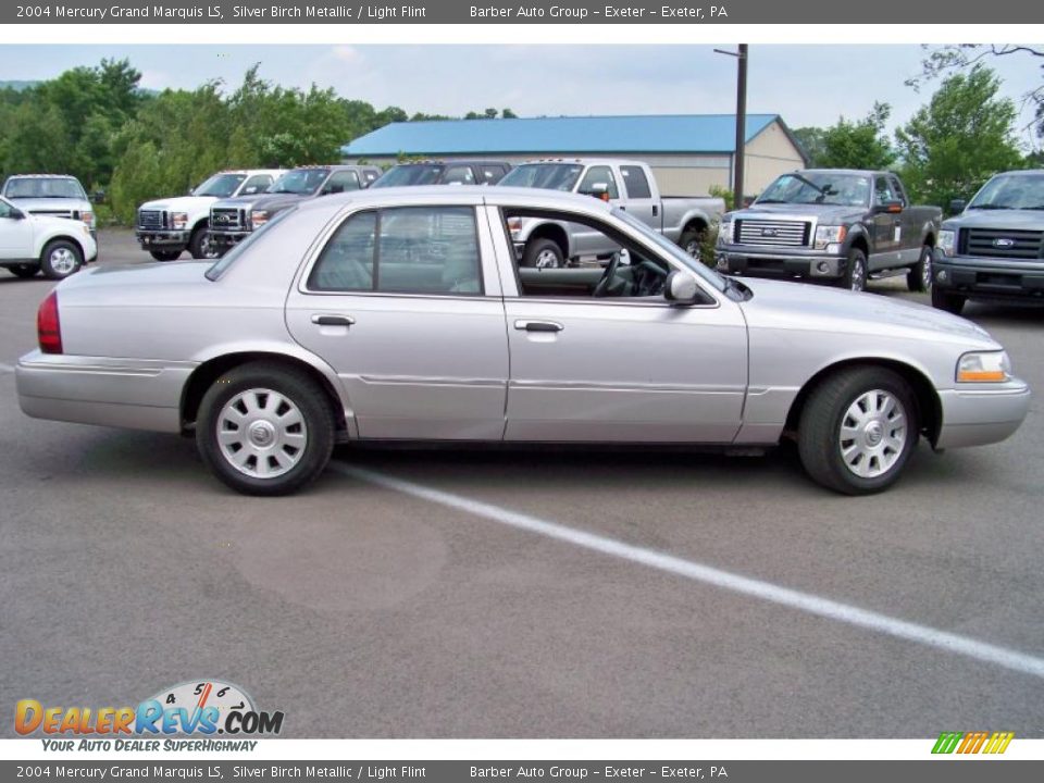 2004 Mercury Grand Marquis LS Silver Birch Metallic / Light Flint Photo #4