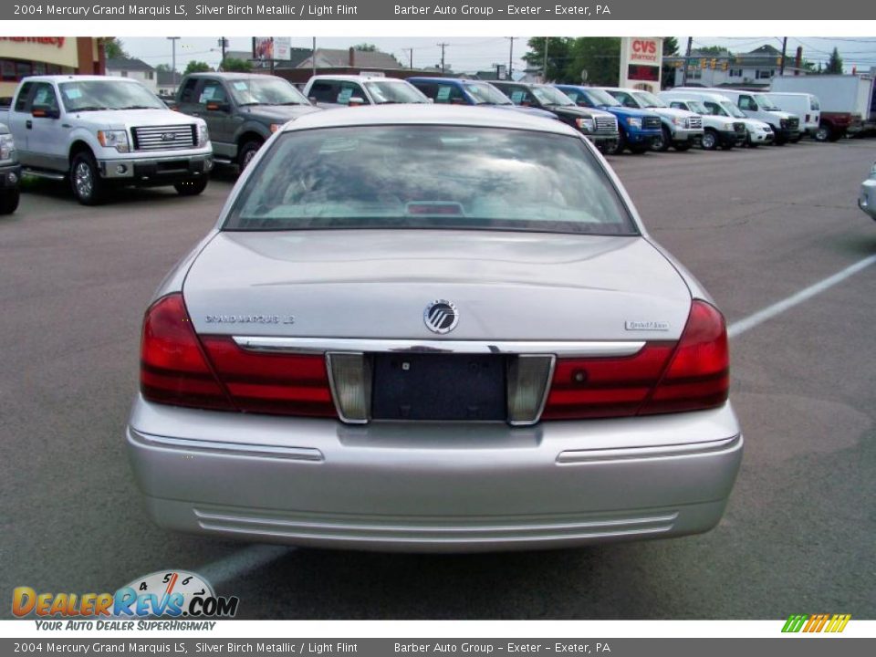 2004 Mercury Grand Marquis LS Silver Birch Metallic / Light Flint Photo #6