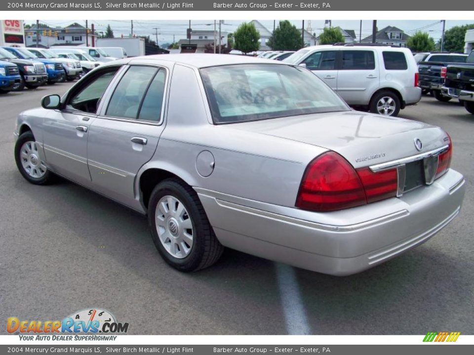 2004 Mercury Grand Marquis LS Silver Birch Metallic / Light Flint Photo #7