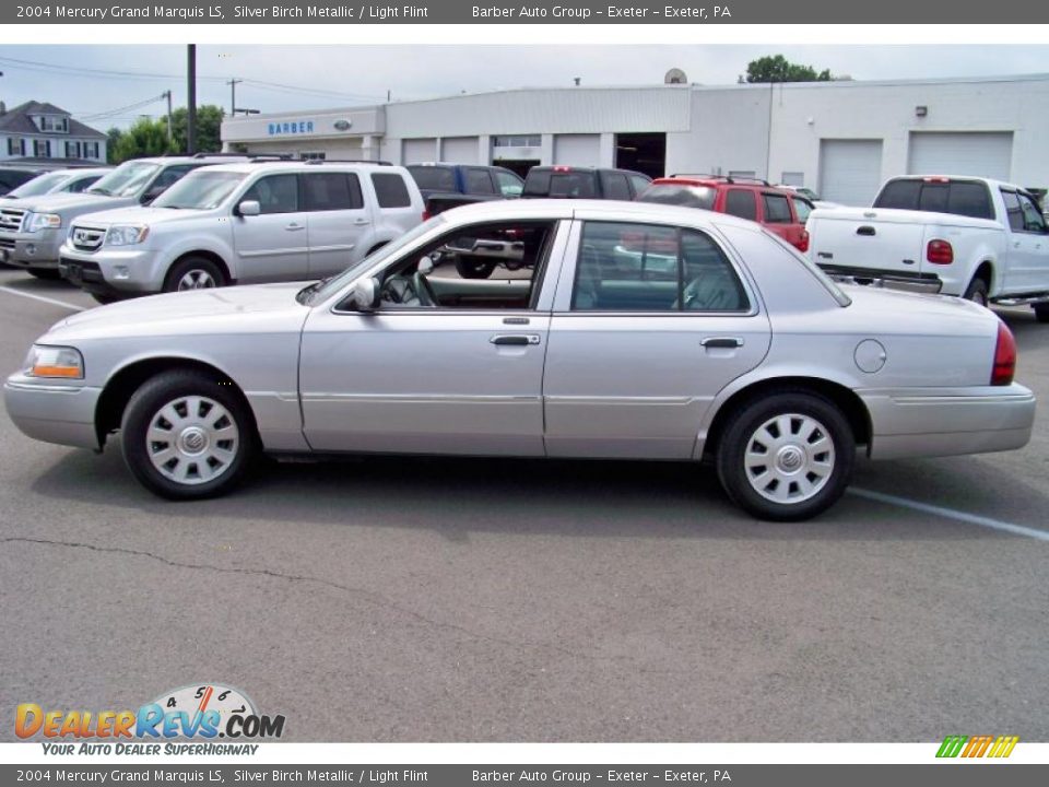 2004 Mercury Grand Marquis LS Silver Birch Metallic / Light Flint Photo #8