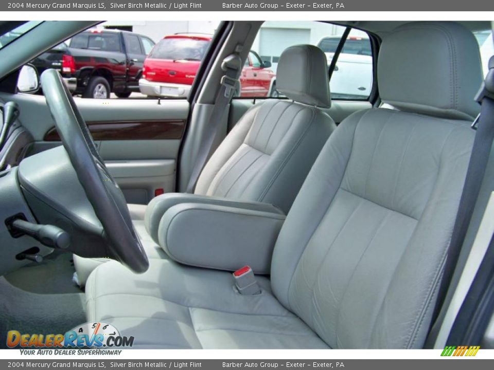 2004 Mercury Grand Marquis LS Silver Birch Metallic / Light Flint Photo #12