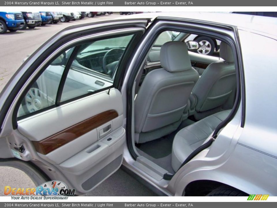 2004 Mercury Grand Marquis LS Silver Birch Metallic / Light Flint Photo #14