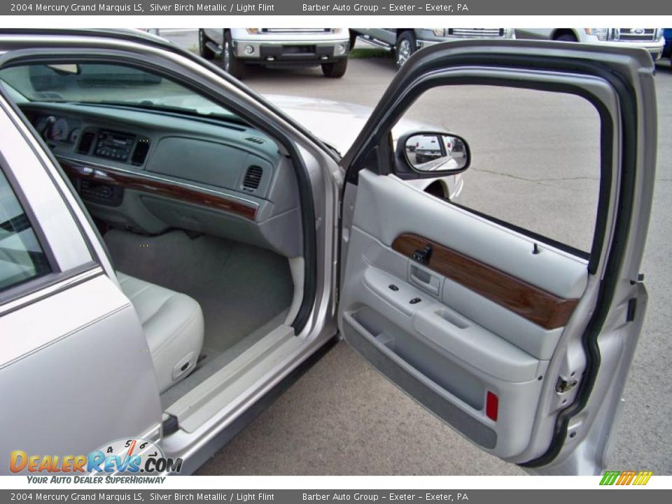 2004 Mercury Grand Marquis LS Silver Birch Metallic / Light Flint Photo #18