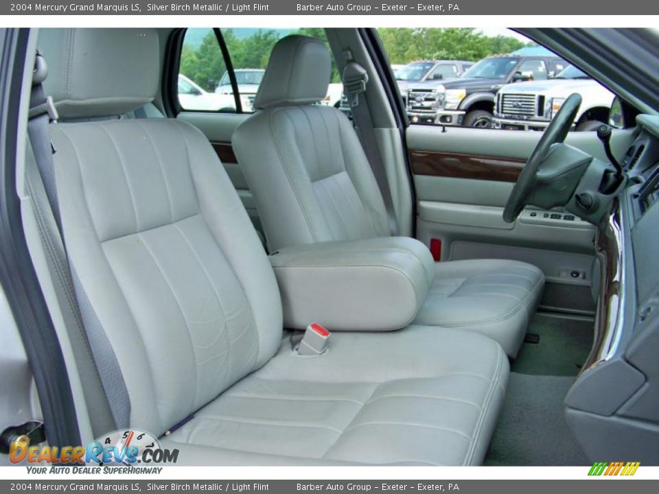 2004 Mercury Grand Marquis LS Silver Birch Metallic / Light Flint Photo #19