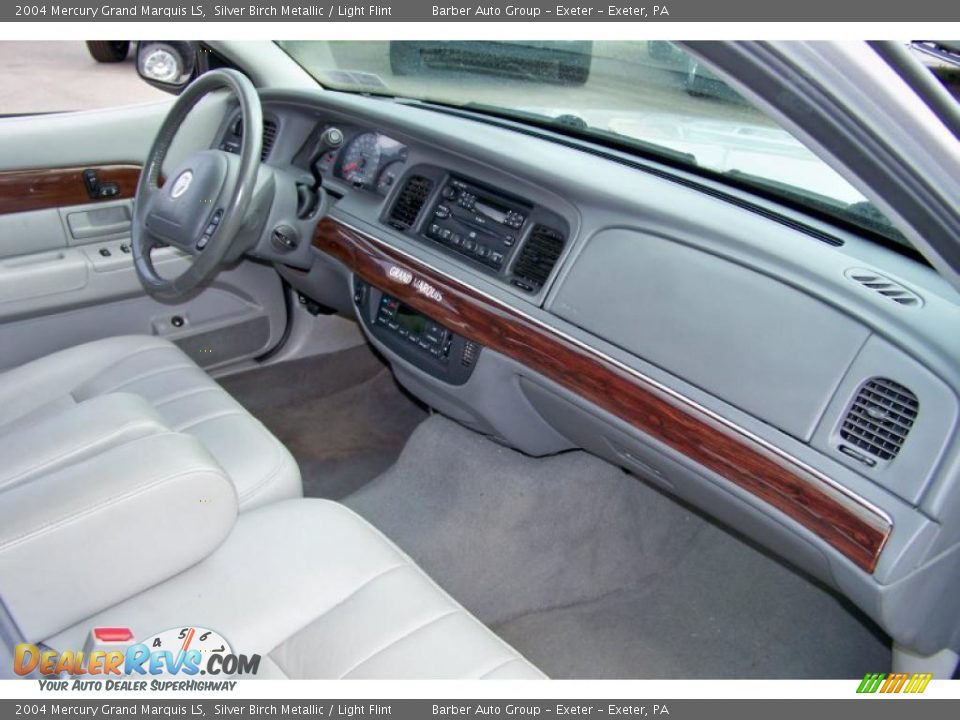 2004 Mercury Grand Marquis LS Silver Birch Metallic / Light Flint Photo #20