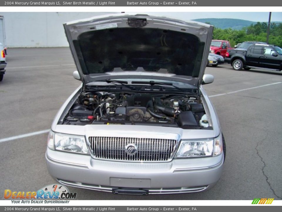 2004 Mercury Grand Marquis LS Silver Birch Metallic / Light Flint Photo #22
