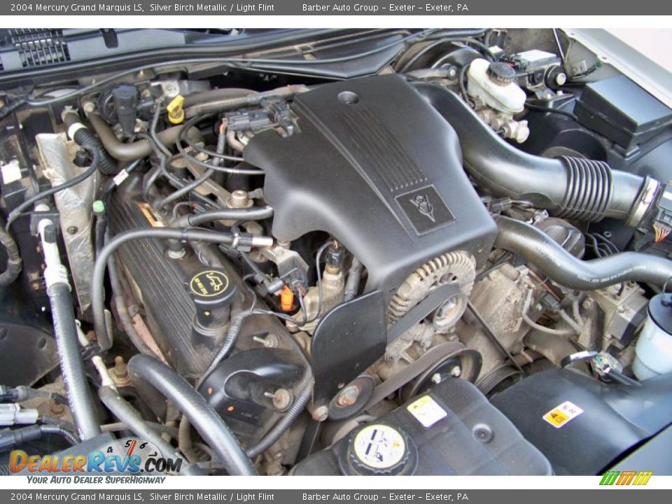 2004 Mercury Grand Marquis LS Silver Birch Metallic / Light Flint Photo #23