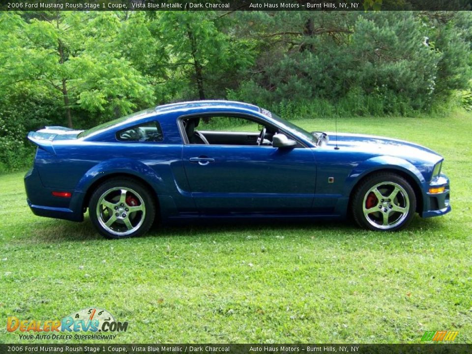 2006 Ford Mustang Roush Stage 1 Coupe Vista Blue Metallic / Dark Charcoal Photo #4